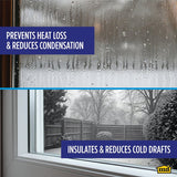 M-D 04200 Window Insulation Kit, 62 in W, Clear