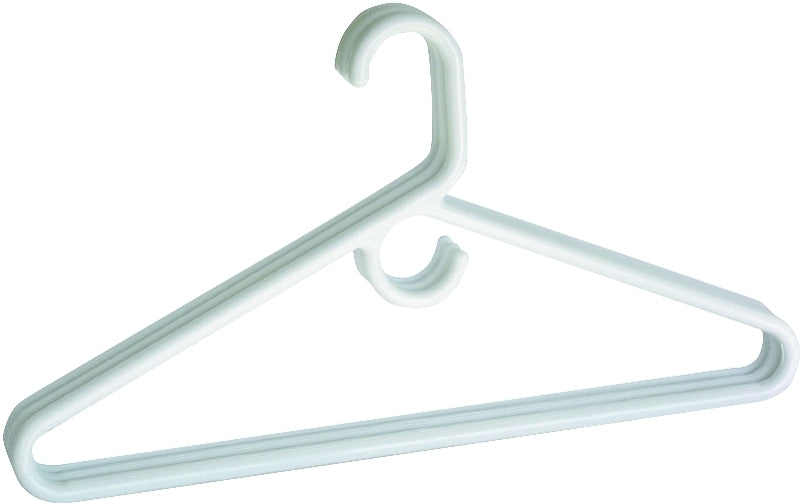 Merrick C8631A-SHW12 Series Tubular Hanger, Hunter/Navy Blue/White, Plastic, Pack of 12