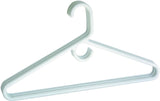 Merrick C8631A-SHW12 Series Tubular Hanger, Hunter/Navy Blue/White, Plastic, Pack of 12