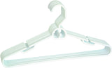 Merrick C9060A-A12 Series Tubular Hanger, Hunter/Navy Blue/White, 1-3/4 in OAW, 8-1/2 in OAH, Plastic, Pack of 12