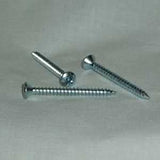 US Hardware S-938D Rosette Screw, 1-9/16 in L, Steel, Zinc