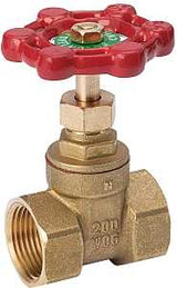 B & K ProLine Series 100-408HC Gate Valve, 2 in Connection, FPT, 200/125 psi Pressure, Brass Body