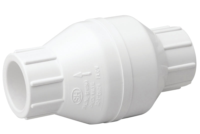 CHECK VALVE PVC 1-1/4SOLV