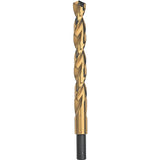 DEWALT DW1316 Jobber Drill Bit, 1/4 in Dia, 4 in OAL, Parabolic Flute, 1/4 in Dia Shank, Straight Shank