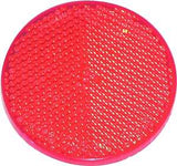 US Hardware RV-657C Safety Reflector, Red Reflector, Plastic Reflector, Adhesive