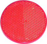 US Hardware RV-657C Safety Reflector, Red Reflector, Plastic Reflector, Adhesive