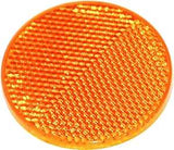 US Hardware RV-658C Safety Reflector, Amber Reflector, Plastic Reflector, Adhesive