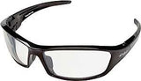 Edge SR111AR Non-Polarized Safety Glasses, Gray Lens, Black Frame, Unisex, Polycarbonate Lens, Full Frame, Nylon Frame