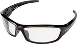 Edge SR111AR Non-Polarized Safety Glasses, Gray Lens, Black Frame, Unisex, Polycarbonate Lens, Full Frame, Nylon Frame