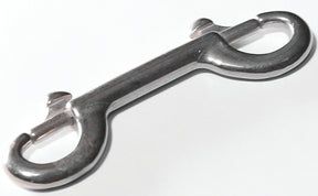 Baron 163Z Double Pattern Chain Snap, 70 lb Working Load, Metal, Nickel-Plated