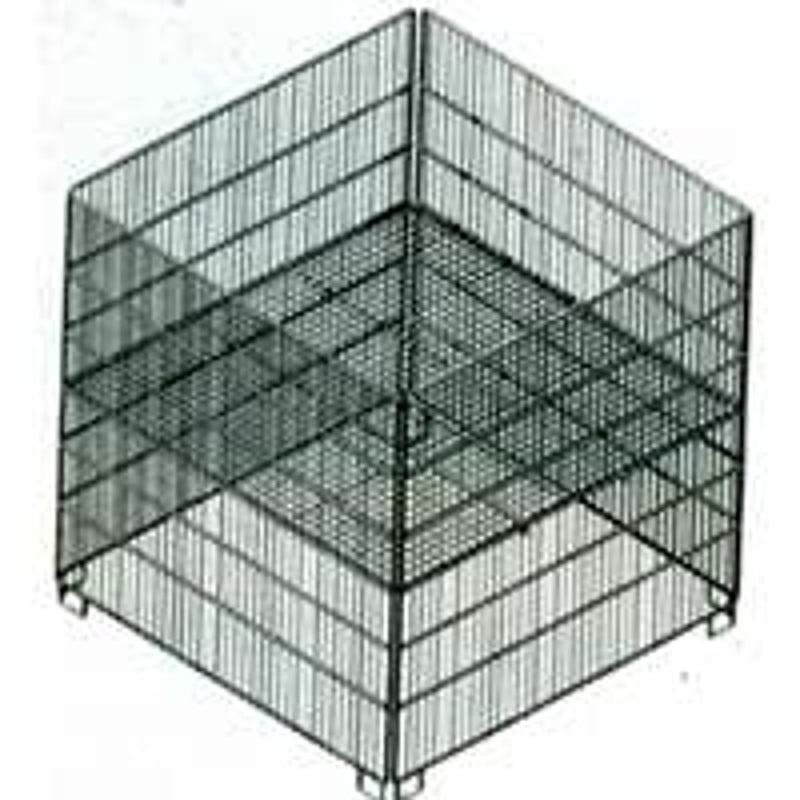 Southern Imperial R40-CLDB-SQ Dump Bin, Zinc, Square