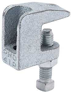 B & K G60-050HC Universal Beam Clamp, 1/2 in, Malleable Iron, Galvanized