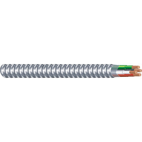 Southwire Armorlite 68583421 Armored Cable, 12 AWG Cable, 3 -Conductor, Copper Conductor, THHN/THWN Insulation