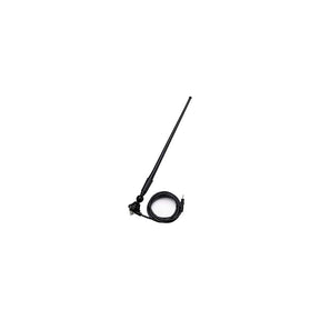 Seaworthy SEAURB3S Black 16" Flex Rubber Marine Stereo Antenna - Includes 180 Degree Swivel Base &amp; 54" Cable
