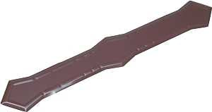 Amerimax 2522919HPC Downspout Band, Aluminum, Brown, Wall Mounting