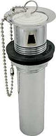 Keeney PP3108PC Lavatory Plug, Pop-Out, Brass, Chrome