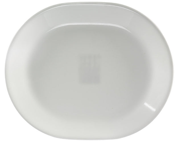 Corelle Winter Frost Glass Winter Serving Platter 12-1/2 in. D 1 pk, Pack of 3