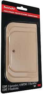 Bondo B-00357 Spreader, Plastic Blade, Orange/Salmon