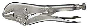 Irwin Original 102L3 Locking Pliers, 10 in OAL, 1-3/4 in Jaw Opening, Plain Grip Handle, 5/8 in W Jaw, 1-15/64 in L Jaw