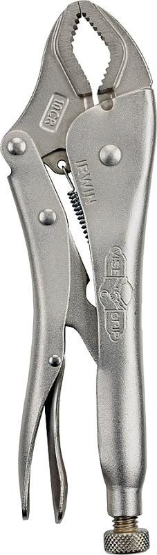 Irwin Original Series 4935576 Locking Plier, 10 in OAL, 1-7/8 in Jaw Opening, Plain-Grip Handle, 5/8 in W Jaw