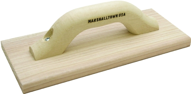 Marshalltown 44 Hand Float, 12 in L Blade, 5 in W Blade, 3/4 in Thick Blade, Redwood Blade, Square End Blade