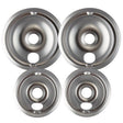Range Kleen Chrome Drip Bowls 8 in. W X 8 in. L