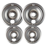 Range Kleen Chrome Drip Bowls 8 in. W X 8 in. L