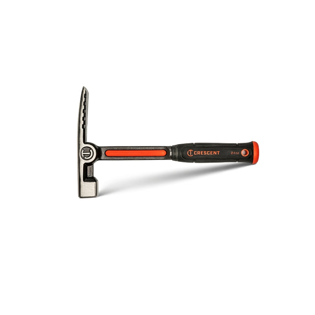 Crescent CHSBK24 Brick Hammer, 24 oz Head, Smooth Face Head, Steel Head, 8 in OAL