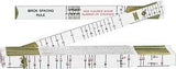 Crescent Lufkin Red End Series T636N Rule, 1/16 in Graduation, White, Wood