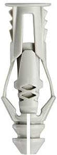 Cobra Anchors 171R Wall Anchor, Polyethylene, Chrome, 35 lb, 15/PK