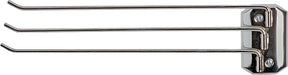 Decko 38190 Towel Rack, 13-1/2 in L Rod, Steel, Chrome-Plated, Surface Mounting