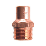 NIBCO 3/8 in. Copper X 1/2 in. D MIP Copper Pipe Adapter 1 pk
