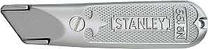 STANLEY 10-209 Utility Knife, 3 in W Blade, HCS Blade, Straight Handle, Gray Handle
