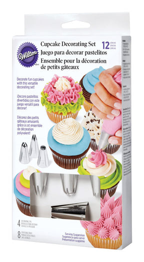 Wilton Assorted Metal/Plastic Cupcake Decorating Set, Pack of 3
