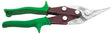 Wiss M2R Aviation Snip, 9-3/4 in OAL, 1.38 in L Cut, Right Cut, Molybdenum Steel Blade, Contoured Handle