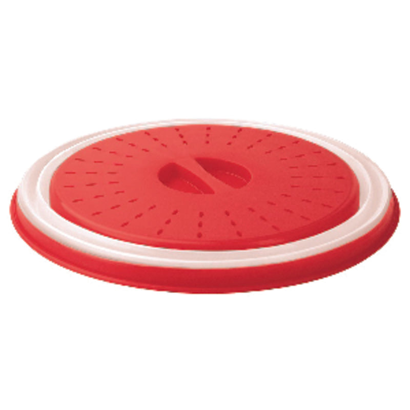 Tovolo Red/White Plastic Collapsible Microwave Food Cover, Pack of 6