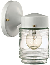 Boston Harbor W15WH01-33883L Outdoor Lantern, 120 V, 60 W, CFL Lamp, Steel Fixture, White, White Fixture