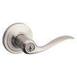 Kwikset Signature Series 740TNL 15SMTCP Entry Lever, Satin Nickel, 1/2 in L Throw, 2-3/32 in Projection