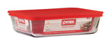 Pyrex Simply Store 6 cups Clear Food Storage Container 1 pk, Pack of 4