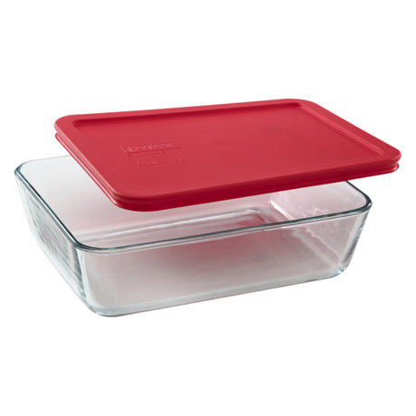 Pyrex Simply Store 6 cups Clear Food Storage Container 1 pk, Pack of 4