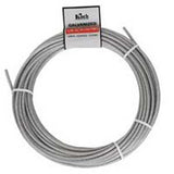 Koch A40124 Aircraft Cable, 1/8 in Dia, 50 ft L, 340 lb Working Load, Galvanized