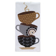 T-Fal Multicolored Cotton Coffee Cups Kitchen Towel 1 pk, Pack of 6