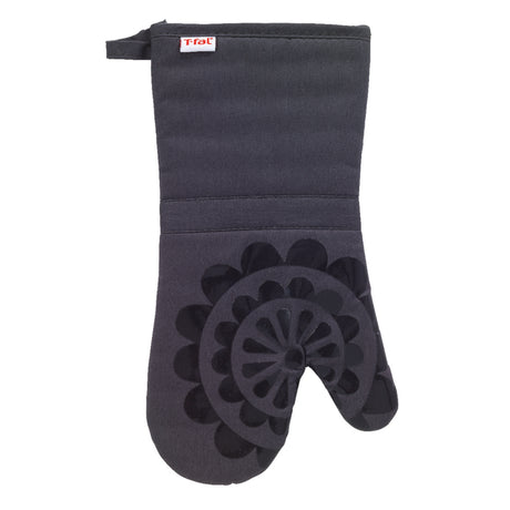 T-Fal Charcoal Medallion Cotton Oven Mitt, Pack of 6