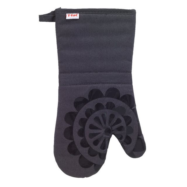 T-Fal Charcoal Medallion Cotton Oven Mitt, Pack of 6