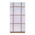 T-Fal Sand Cotton Checked Parquet Kitchen Towel 1 pk, Pack of 6