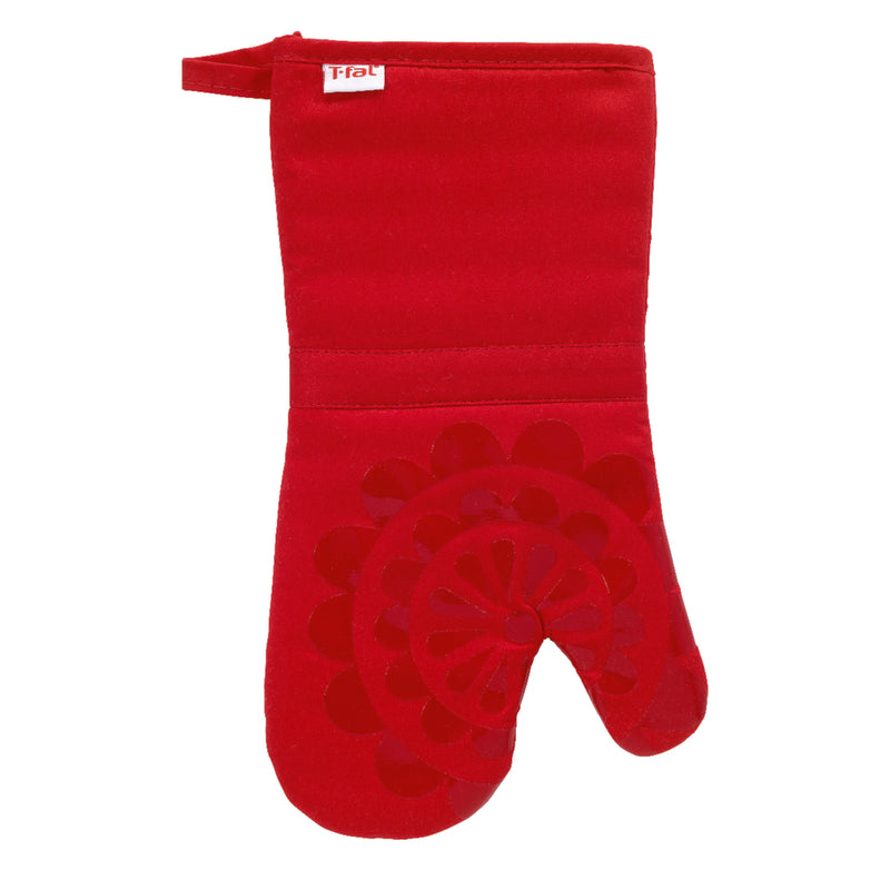 T-Fal Red Medallion Cotton Oven Mitt, Pack of 6