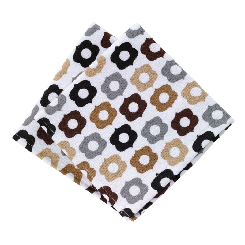 T-Fal Multicolored Cotton Bulb Dish Cloth 2 pk, Pack of 3