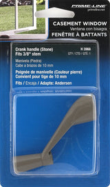 Prime-Line H 3966 Crank Handle, 3-1/8 in Projection, Stone, Zinc, Painted