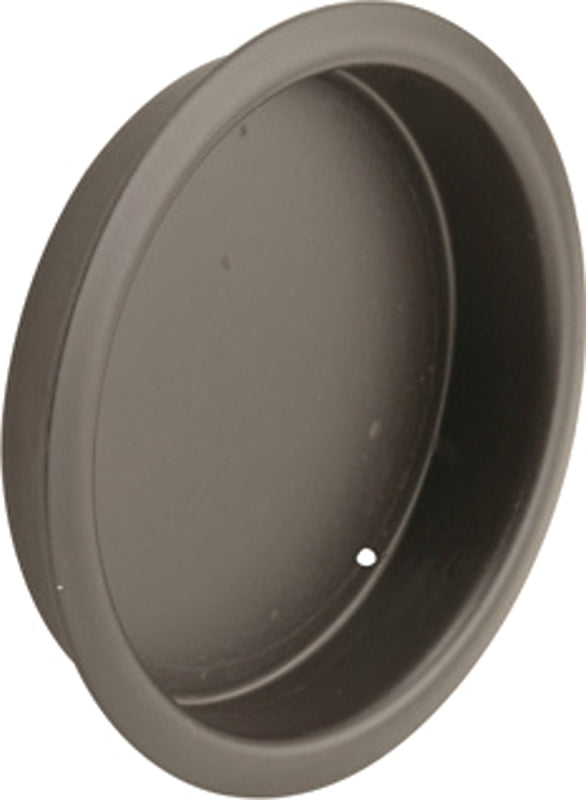 Prime-Line N 7211 Door Pull, 2-1/8 in Dia, 5/16 in D, Steel, Bronze, Pack of 6
