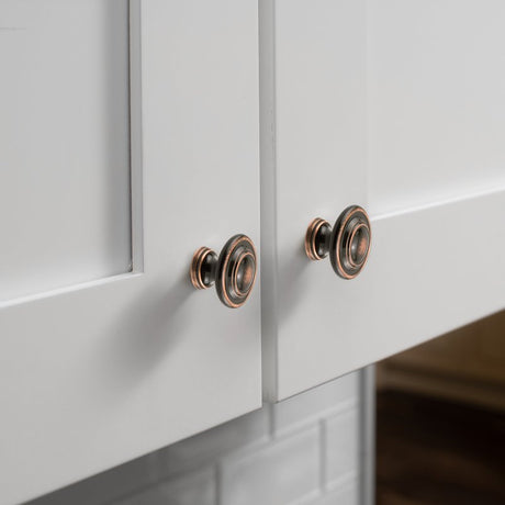 Prime-Line N 7385 Pull Knob, Zinc, Classic Bronze